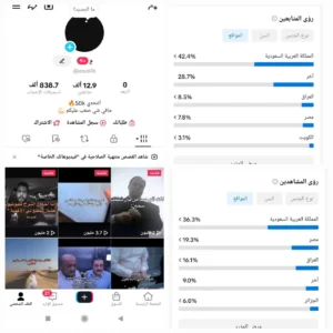 حساب تيك توك 12.9 الف