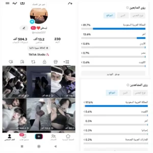 حساب تيك توك 13 الف
