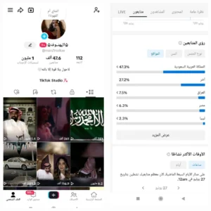 حساب تيك توك 47 الف