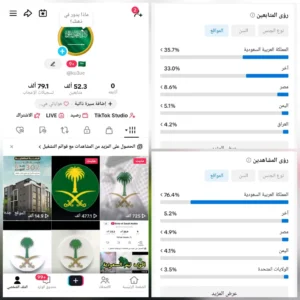 حساب تيك توك 52 الف
