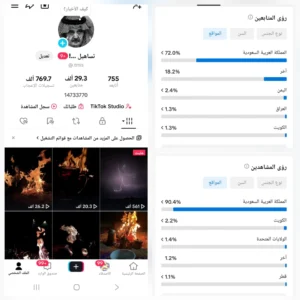 حساب تيك توك 29 الف
