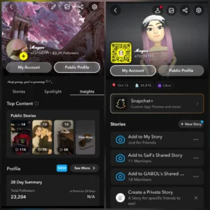 حساب سناب 23 الف متابع