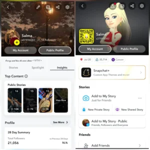 حساب سناب 21 الف متابع