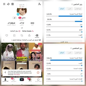 حساب تيك توك 17 الف متابع