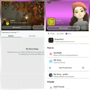 حساب سناب 21 الف متابع