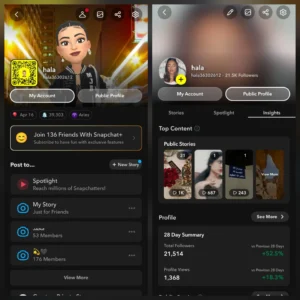 حساب سناب 21.5 الف متابع