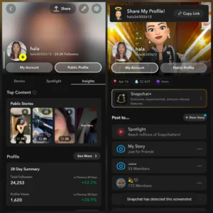 حساب سناب 24.3 الف متابع