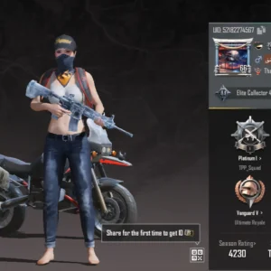 حساب ببجي ليفل 66