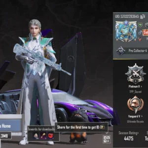 حساب ببجي ليفل 76