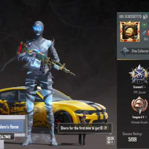 حساب ليفل 75