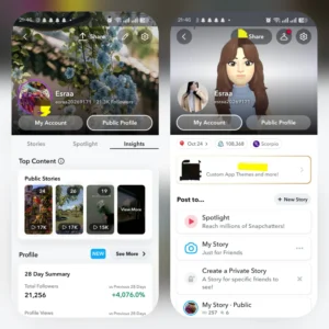 سناب 21 الف متابع