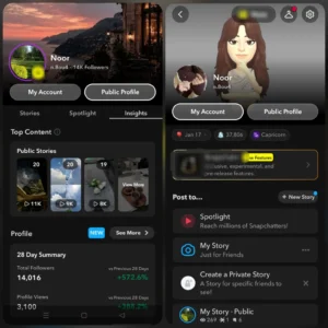 سناب 14 الف متابع