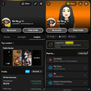حساب سناب 20 الف متابع